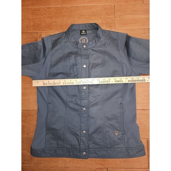 KUHL Krush Button Snap Down Casual Light Jacket Green Hiking Womens Size Med - Picture 9 of 12